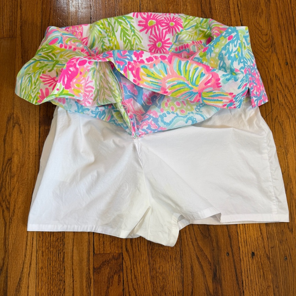 Lilly Pulitzer Colorful Floral Skort - Picture 10 of 12